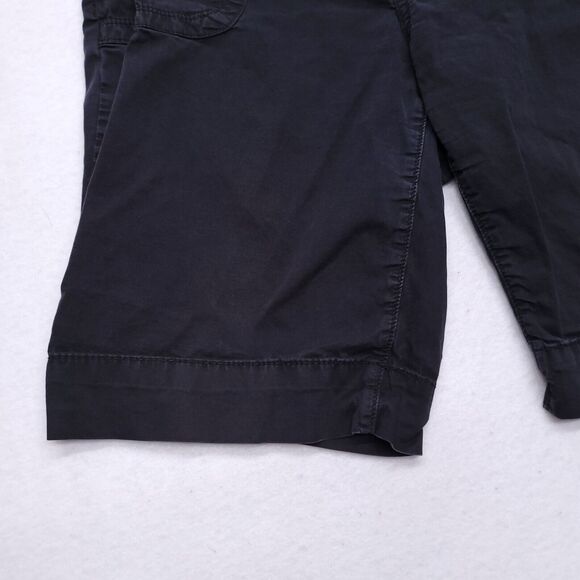 Calvin Klein Jeans Casual Button Zip Dark Wash Chino Shorts Womens Size 14 Black - Picture 6 of 8